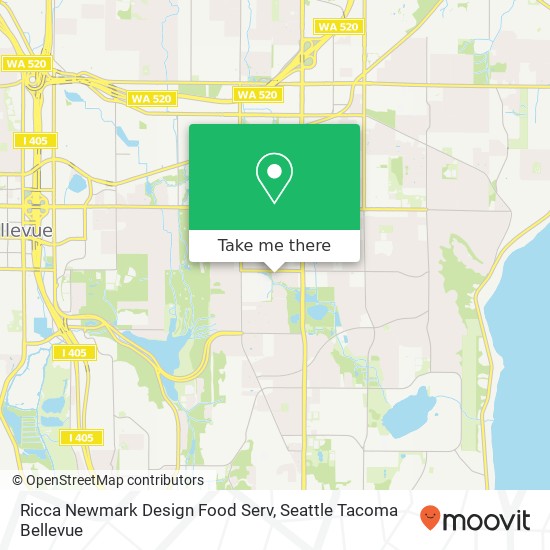 Mapa de Ricca Newmark Design Food Serv