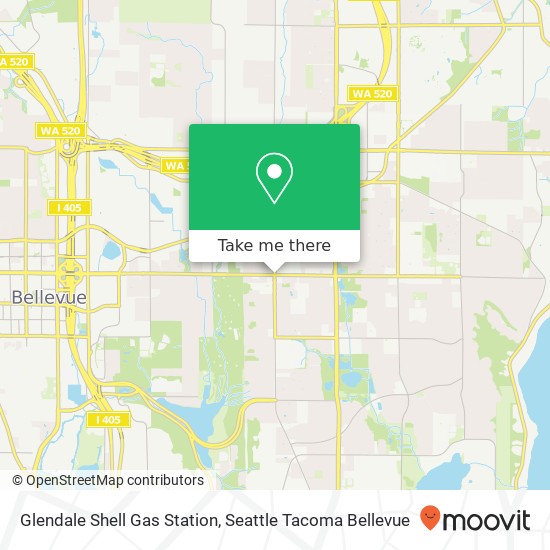 Glendale Shell Gas Station map