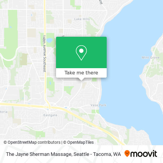 Mapa de The Jayne Sherman Massage