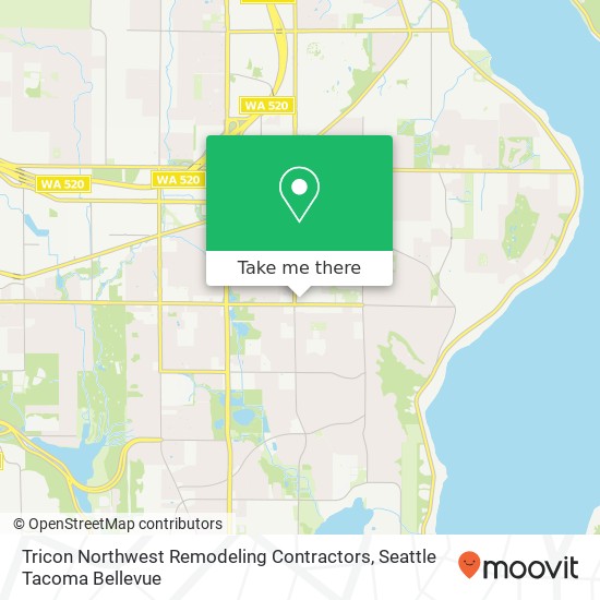 Tricon Northwest Remodeling Contractors map