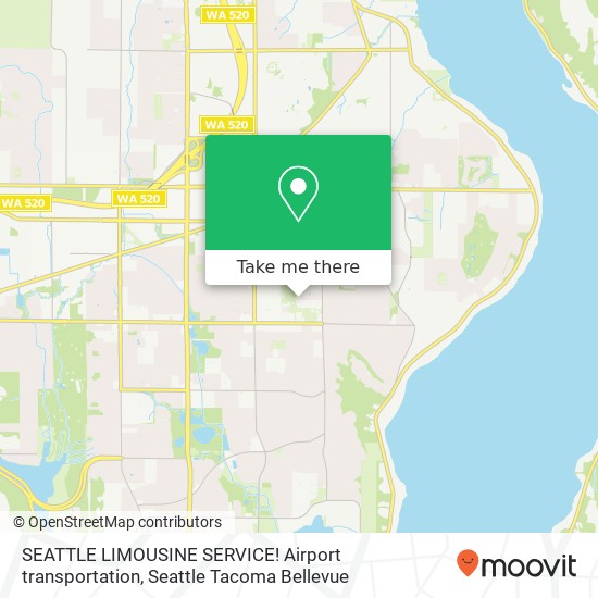 SEATTLE LIMOUSINE SERVICE! Airport transportation map