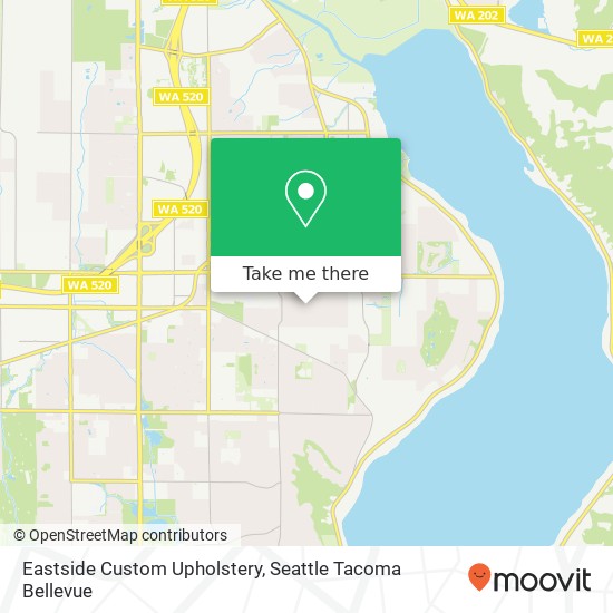 Eastside Custom Upholstery map