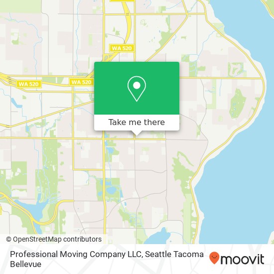 Mapa de Professional Moving Company LLC