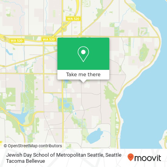 Mapa de Jewish Day School of Metropolitan Seattle