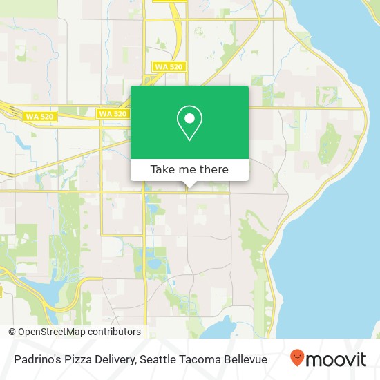 Mapa de Padrino's Pizza Delivery