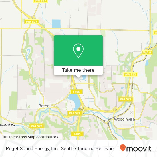 Puget Sound Energy, Inc. map