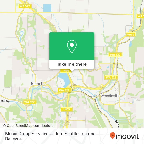 Music Group Services Us Inc. map