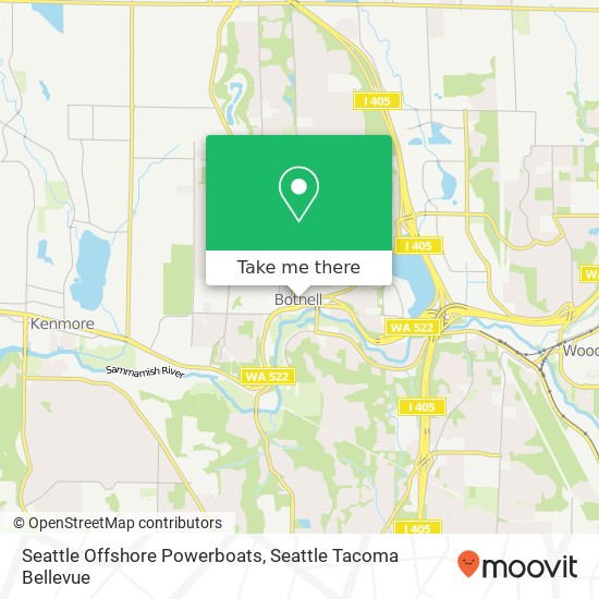 Seattle Offshore Powerboats map