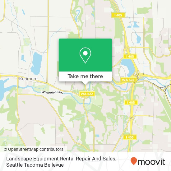 Landscape Equipment Rental Repair And Sales map