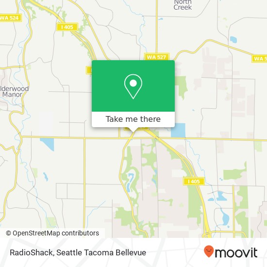 RadioShack map