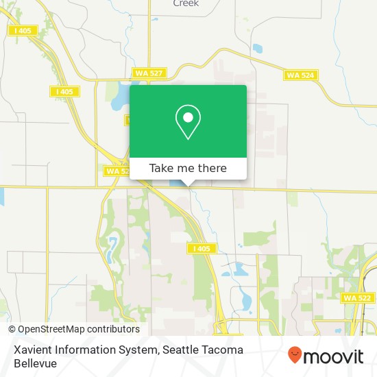 Mapa de Xavient Information System