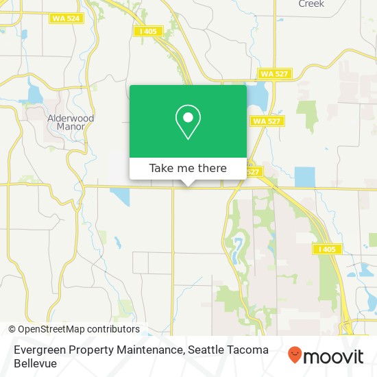 Evergreen Property Maintenance map