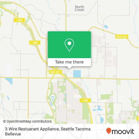 3 Wire Restuarant Appliance map