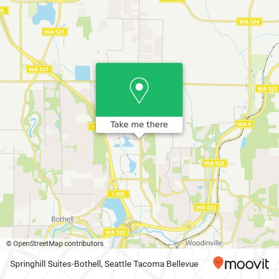 Mapa de Springhill Suites-Bothell