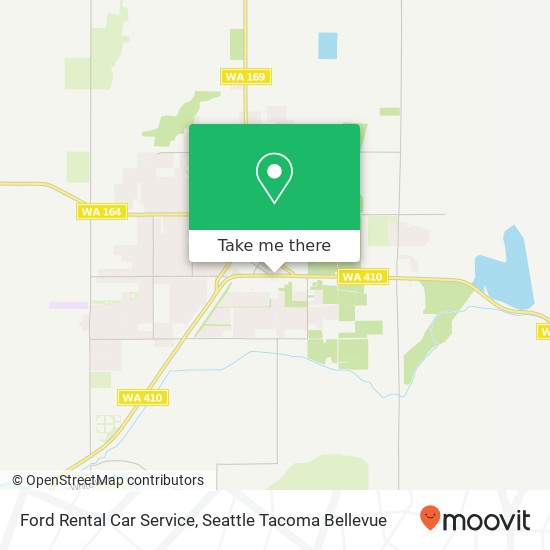 Ford Rental Car Service map