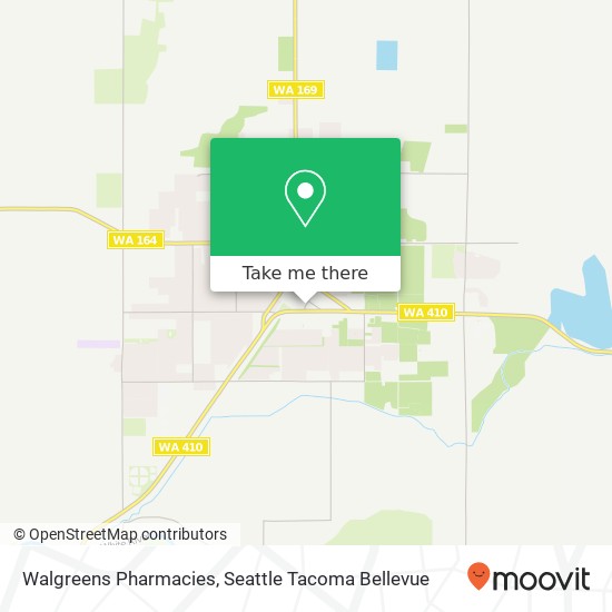 Mapa de Walgreens Pharmacies