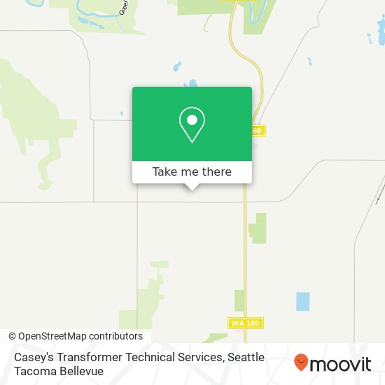 Mapa de Casey's Transformer Technical Services