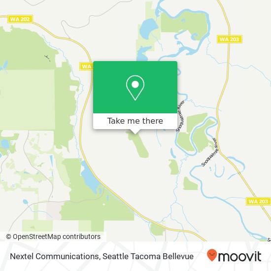 Nextel Communications map