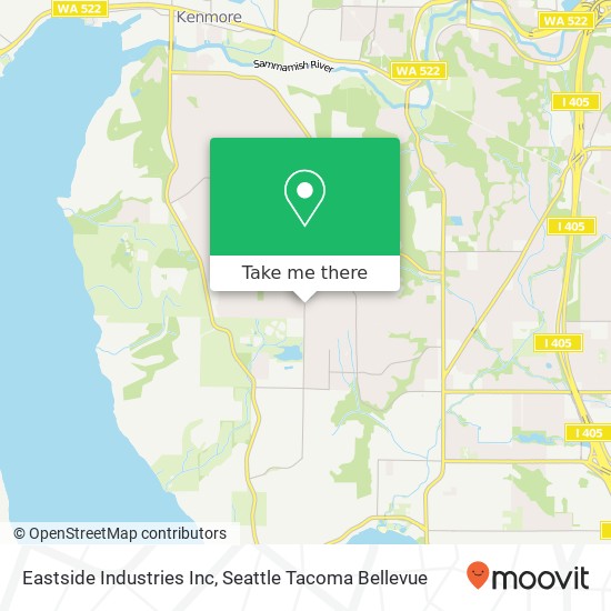 Mapa de Eastside Industries Inc