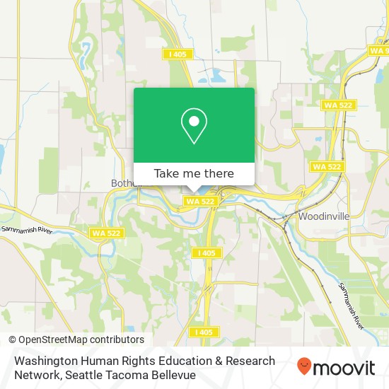 Washington Human Rights Education & Research Network map