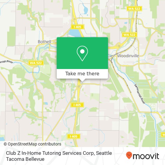 Club Z In-Home Tutoring Services Corp map