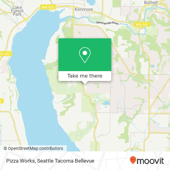 Pizza Works map