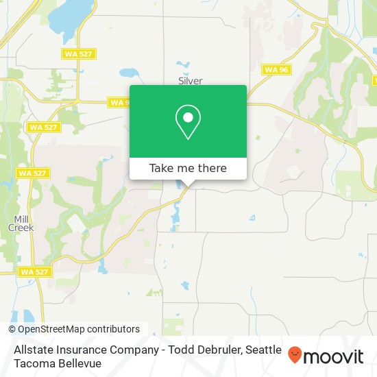 Allstate Insurance Company - Todd Debruler map