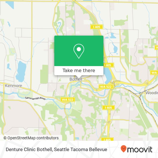 Denture Clinic Bothell map