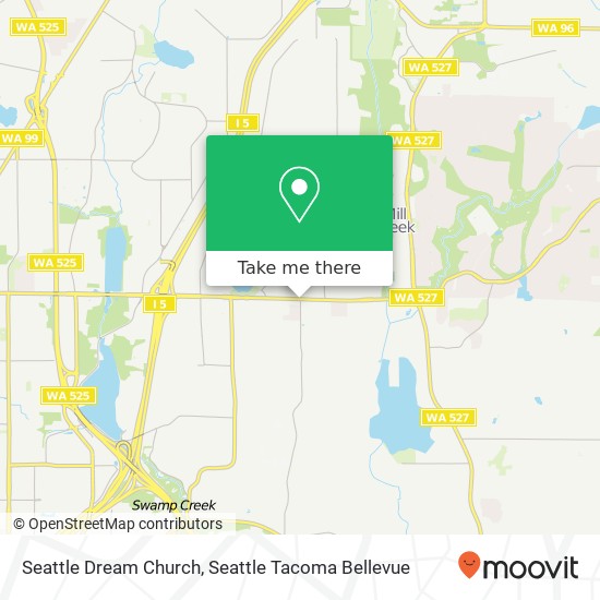 Seattle Dream Church map