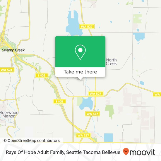 Mapa de Rays Of Hope Adult Family