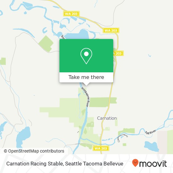 Mapa de Carnation Racing Stable