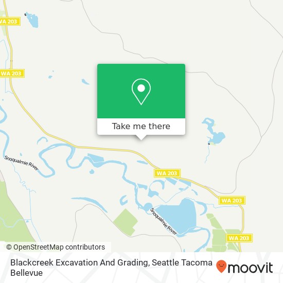 Mapa de Blackcreek Excavation And Grading