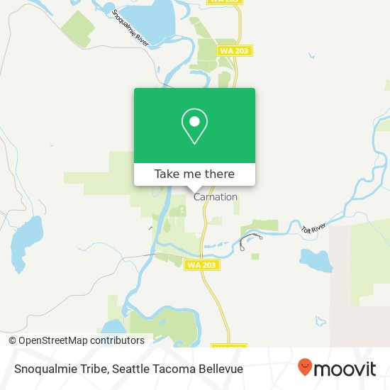 Mapa de Snoqualmie Tribe