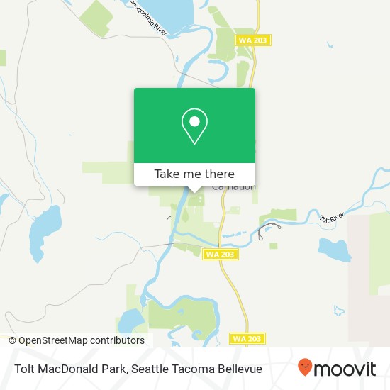 Mapa de Tolt MacDonald Park