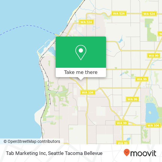 Tab Marketing Inc map