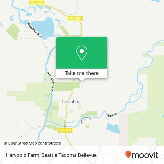 Mapa de Harvoold Farm