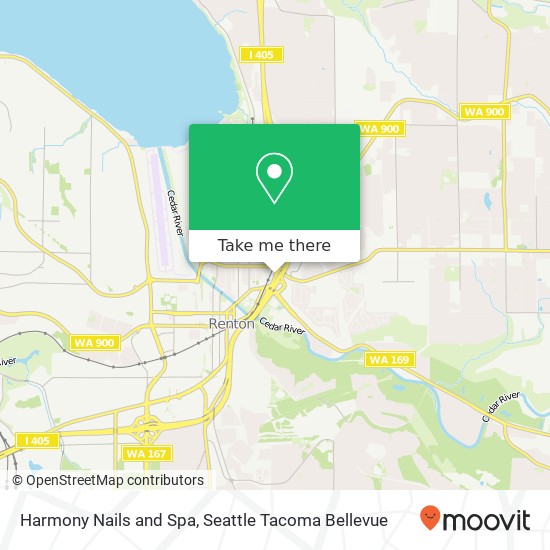 Mapa de Harmony Nails and Spa