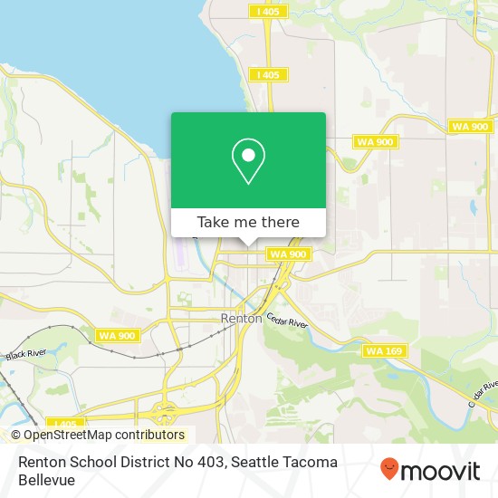 Mapa de Renton School District No 403