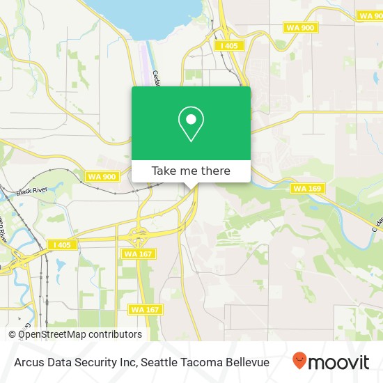 Arcus Data Security Inc map