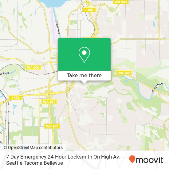 7 Day Emergency 24 Hour Locksmith On High Av map