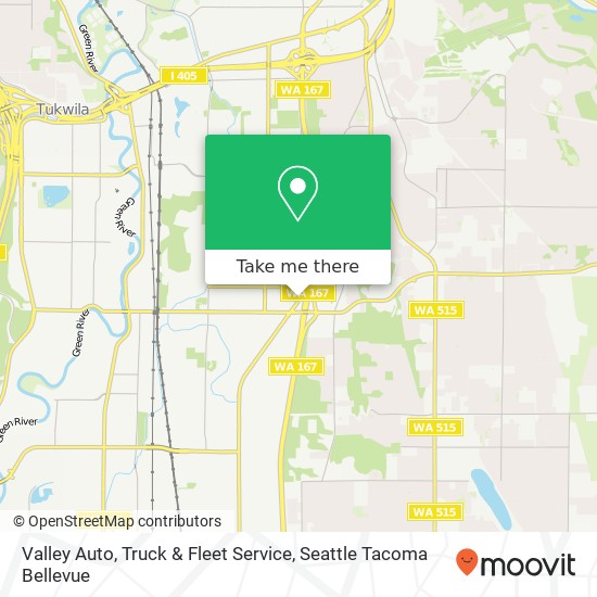 Valley Auto, Truck & Fleet Service map