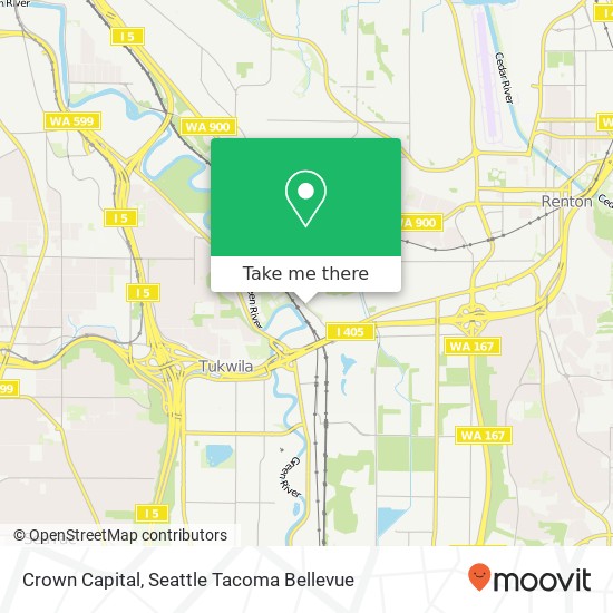 Mapa de Crown Capital