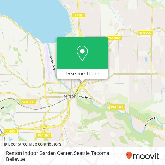 Renton Indoor Garden Center map