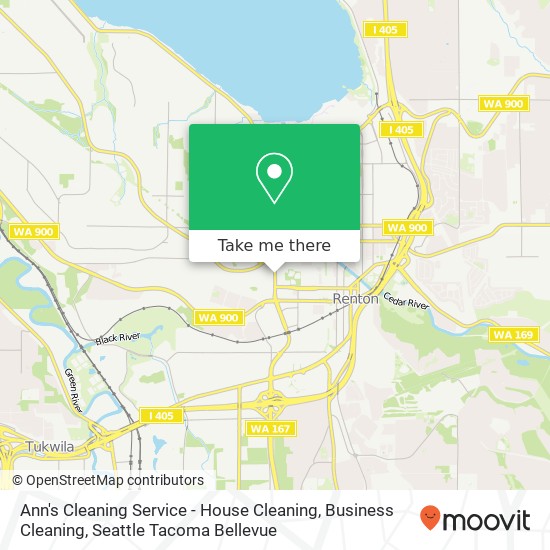 Ann's Cleaning Service - House Cleaning, Business Cleaning map