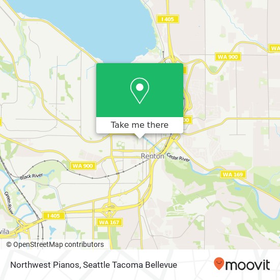 Northwest Pianos map