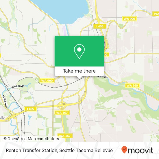 Renton Transfer Station map