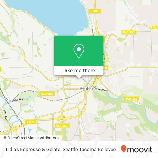 Lidia's Espresso & Gelato map