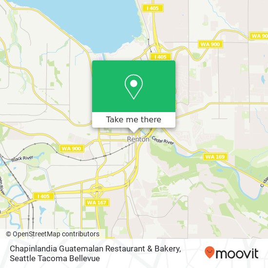 Mapa de Chapinlandia Guatemalan Restaurant & Bakery