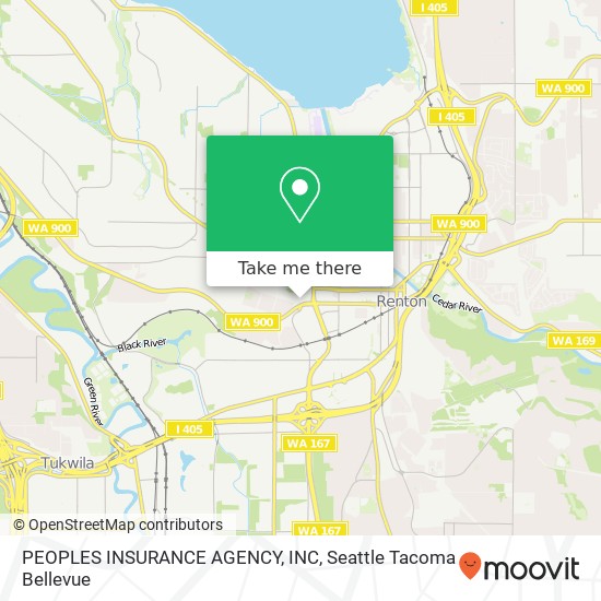 PEOPLES INSURANCE AGENCY, INC map