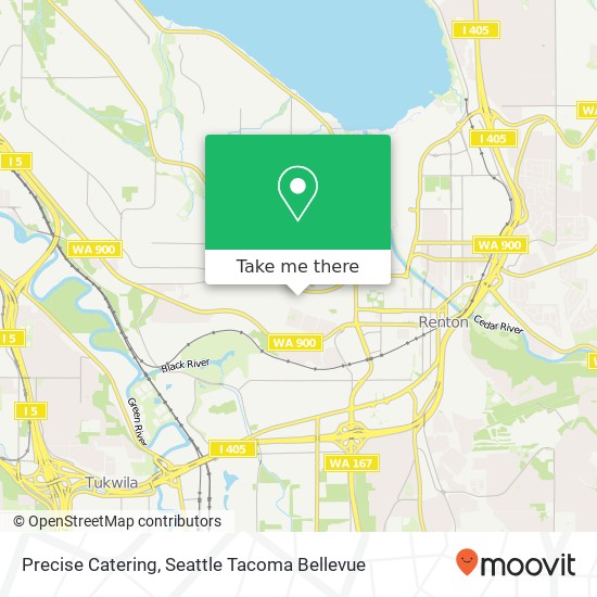 Precise Catering map
